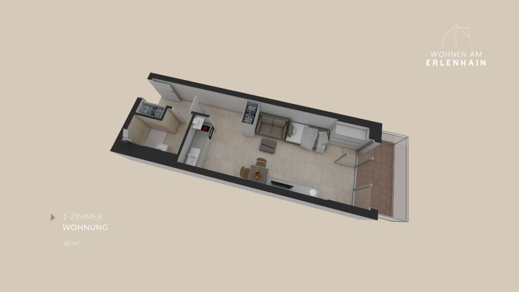1 Zimmer Apartment